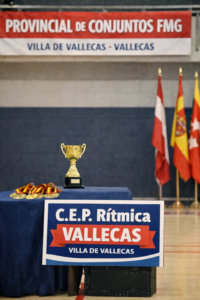 El C.E.P. Rítmica Vallecas brilla en el Provincial de Conjuntos FMG en Villa de Vallecas