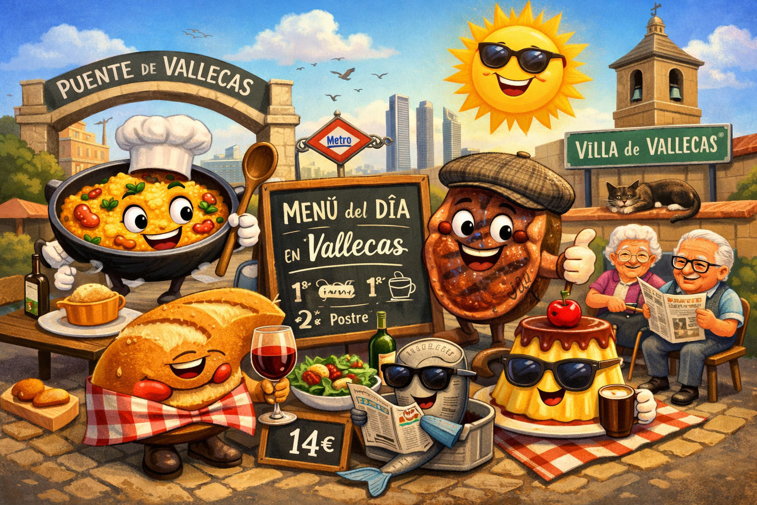 Mejores menús del día en Vallecas, Vallecas