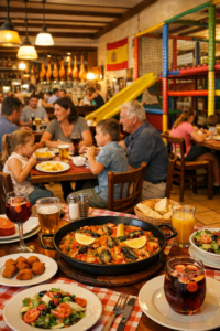 Restaurantes familiares en Vallecas 