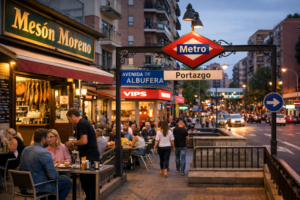 Los restaurantes ganan protagonismo en Portazgo, Vallecas