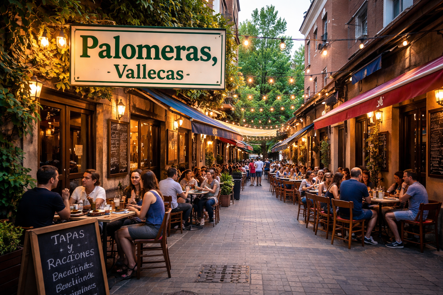 Dónde comer en Palomeras, Vallecas: restaurantes y locales.