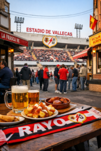 Los restaurantes cerca del estadio del Rayo Vallecano en Vallecas