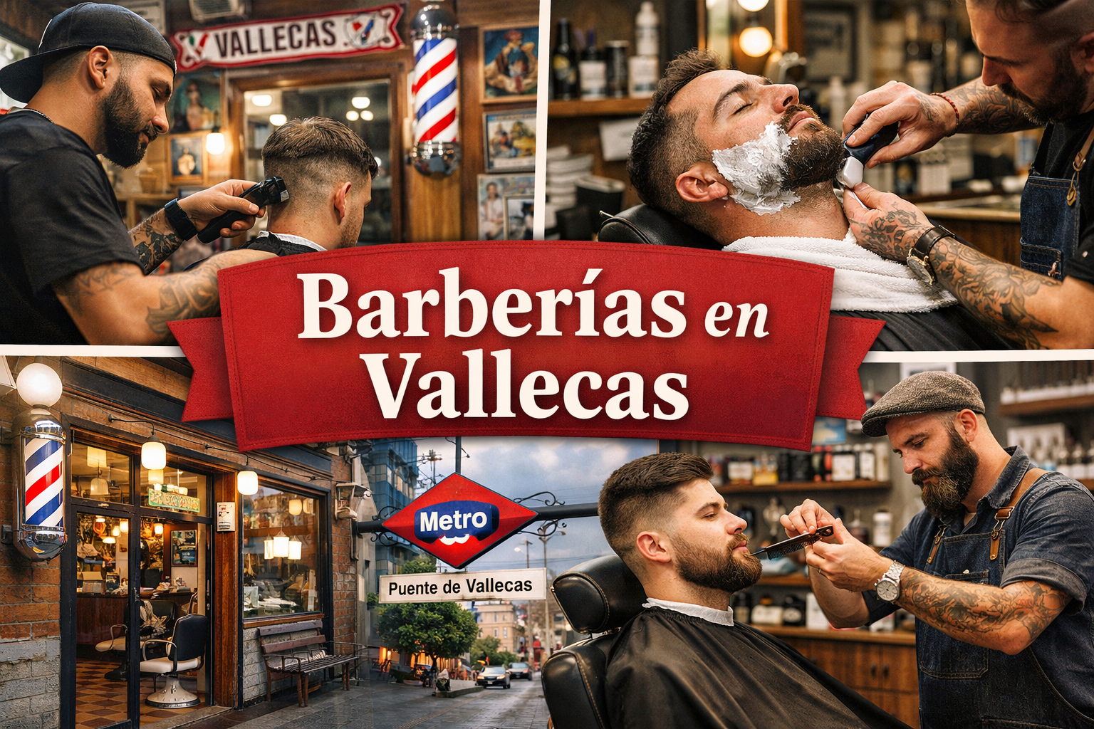 Las mejores barberías de Vallecas que recomiendan los vecinos del barrio