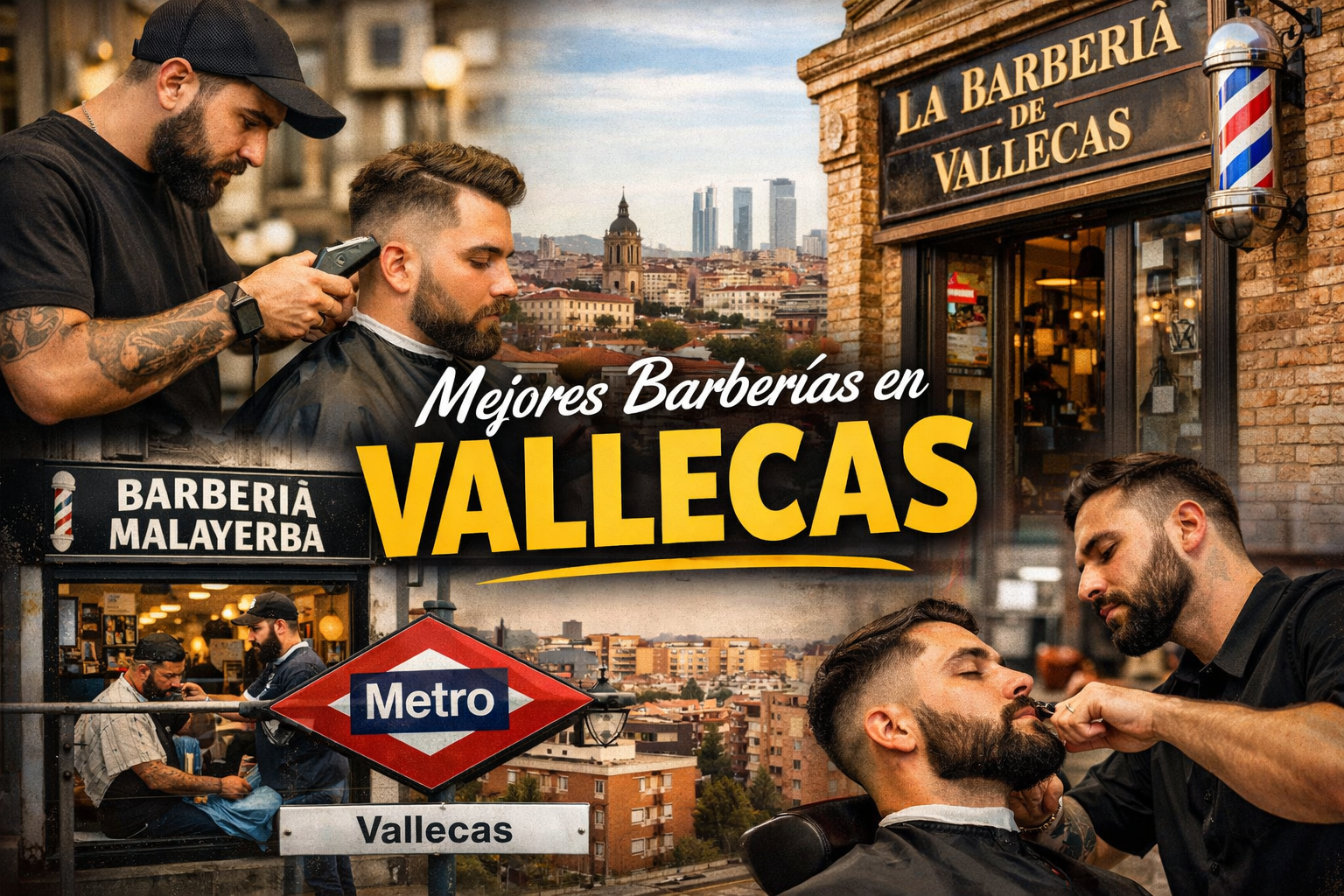 Las mejores peluquerías de hombre en Vallecas: barberías recomendadas para cortarse el pelo en el barrio